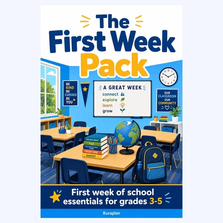Cover of the First Week Pack for grades 3-5