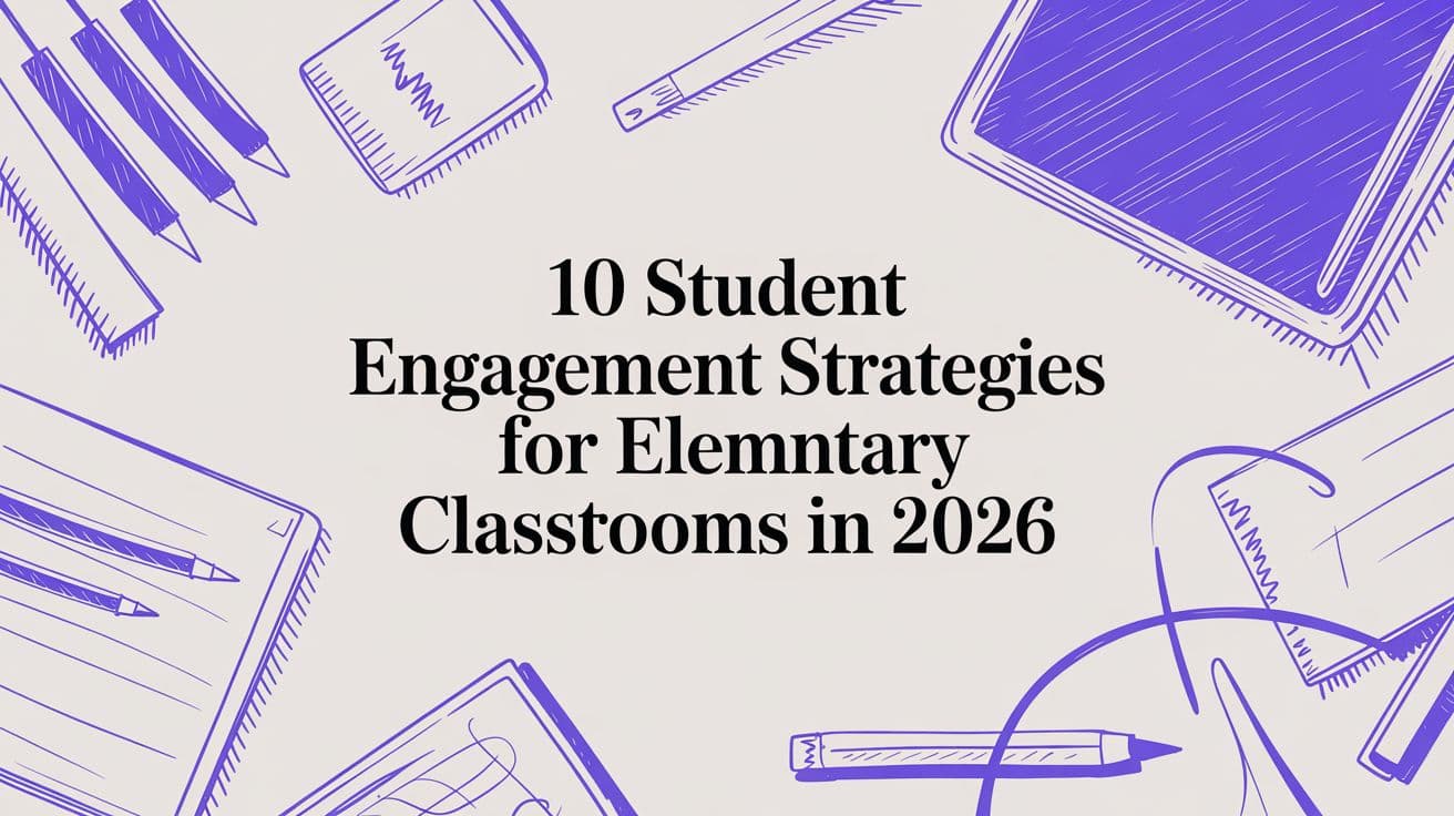 10 Student Engagement Strategies for Elementary Classrooms in 2026