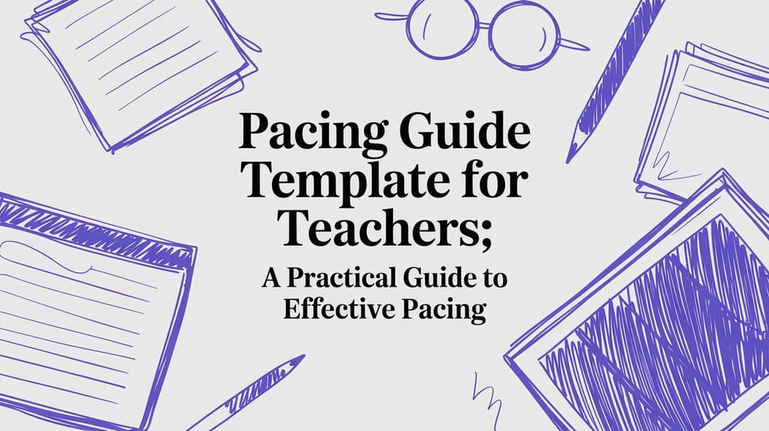 Countdown Rgr Pacing Guide Pacing Guide Template for Teachers: A Practical Guide to Effective Pacing