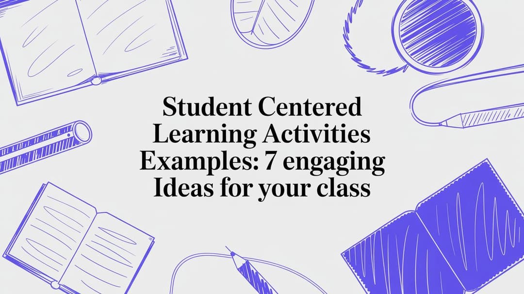 Example Activites Student Centered Learning Activities Examples: 7 Engaging Ideas for ...