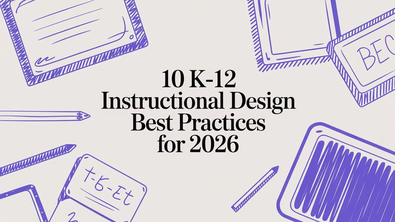 10 K-12 Instructional Design Best Practices for 2026