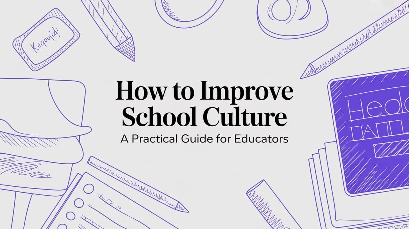How to Improve School Culture: A Practical Guide for Educators
