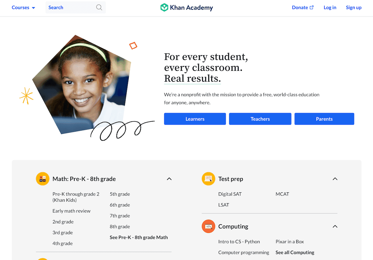 Khan Academy Screenshot