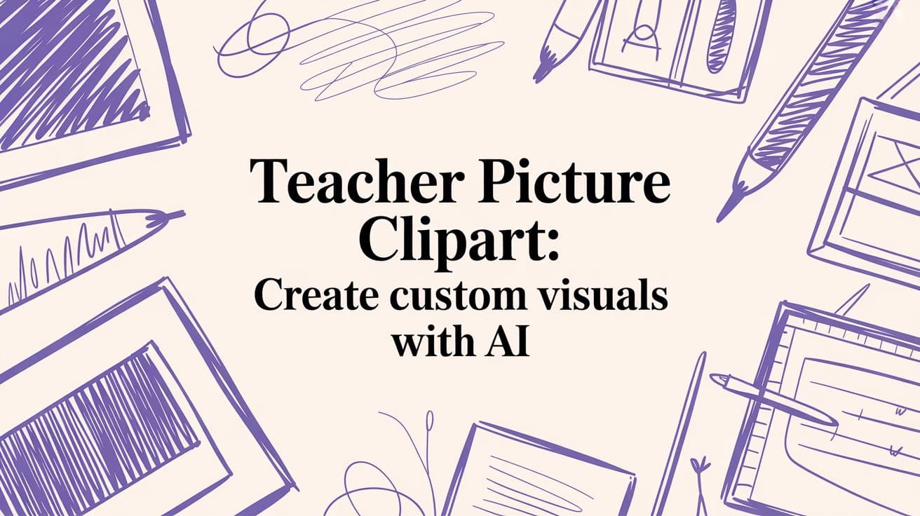 Teacher Picture Clipart: Create Custom Visuals with AI