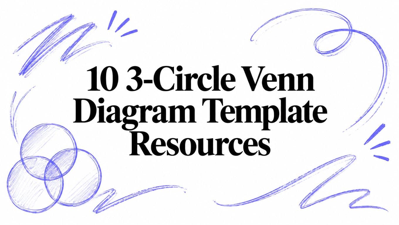 10 3-Circle Venn Diagram Template Resources