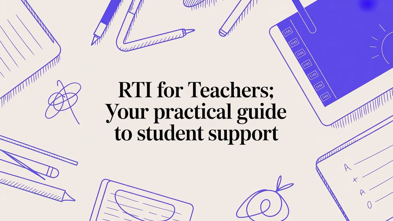 RTI for Teachers: Your Practical Guide to Student Support
