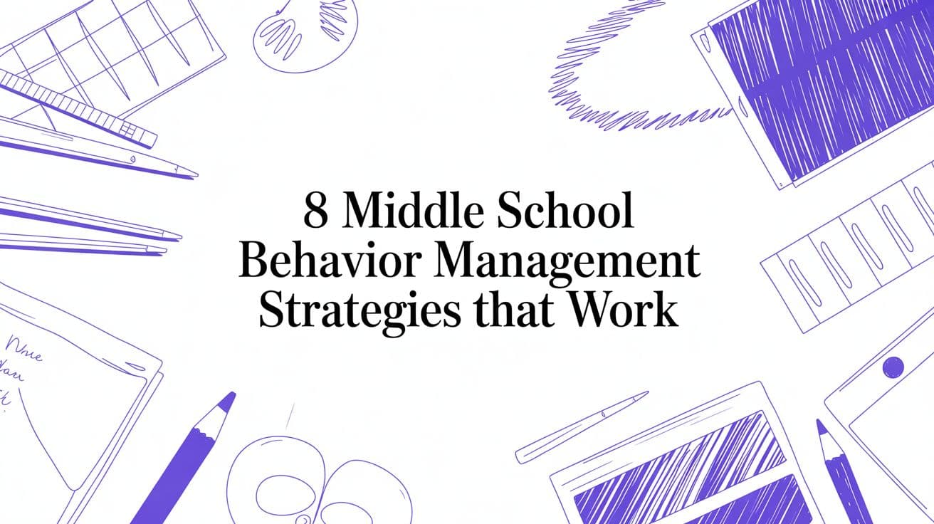 8 Middle School Behavior Management Strategies That Work
