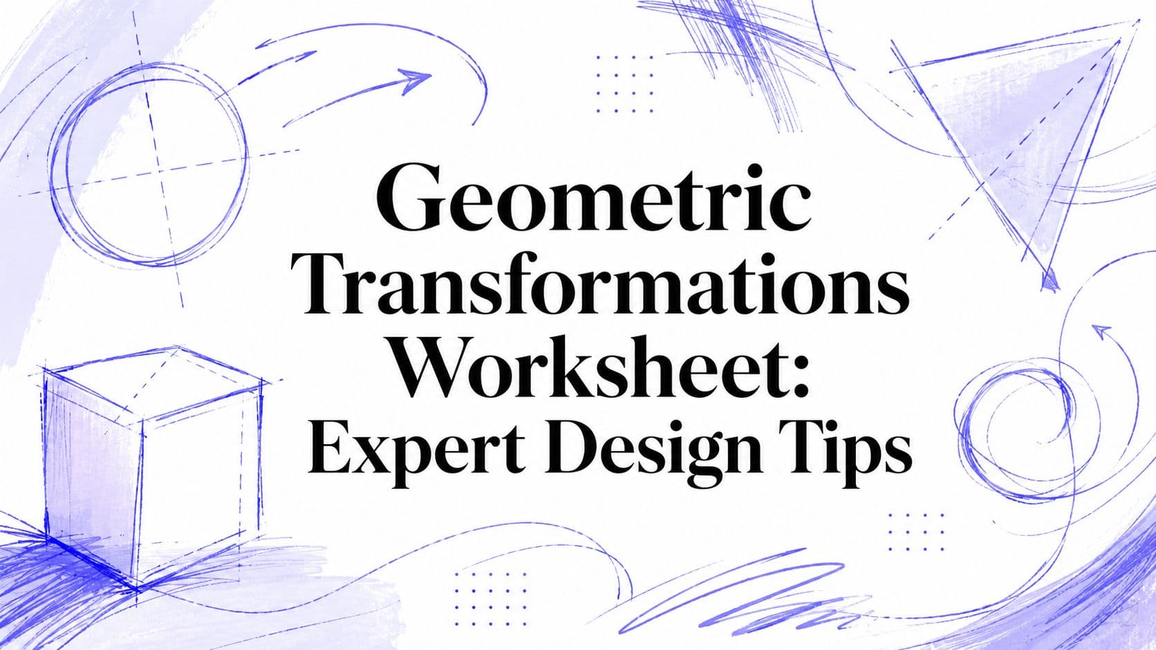 Geometric Transformations Worksheet: Expert Design Tips