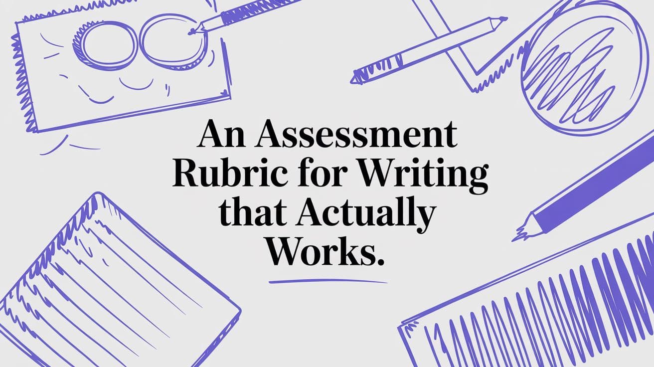 An Assessment Rubric for Writing That Actually Works