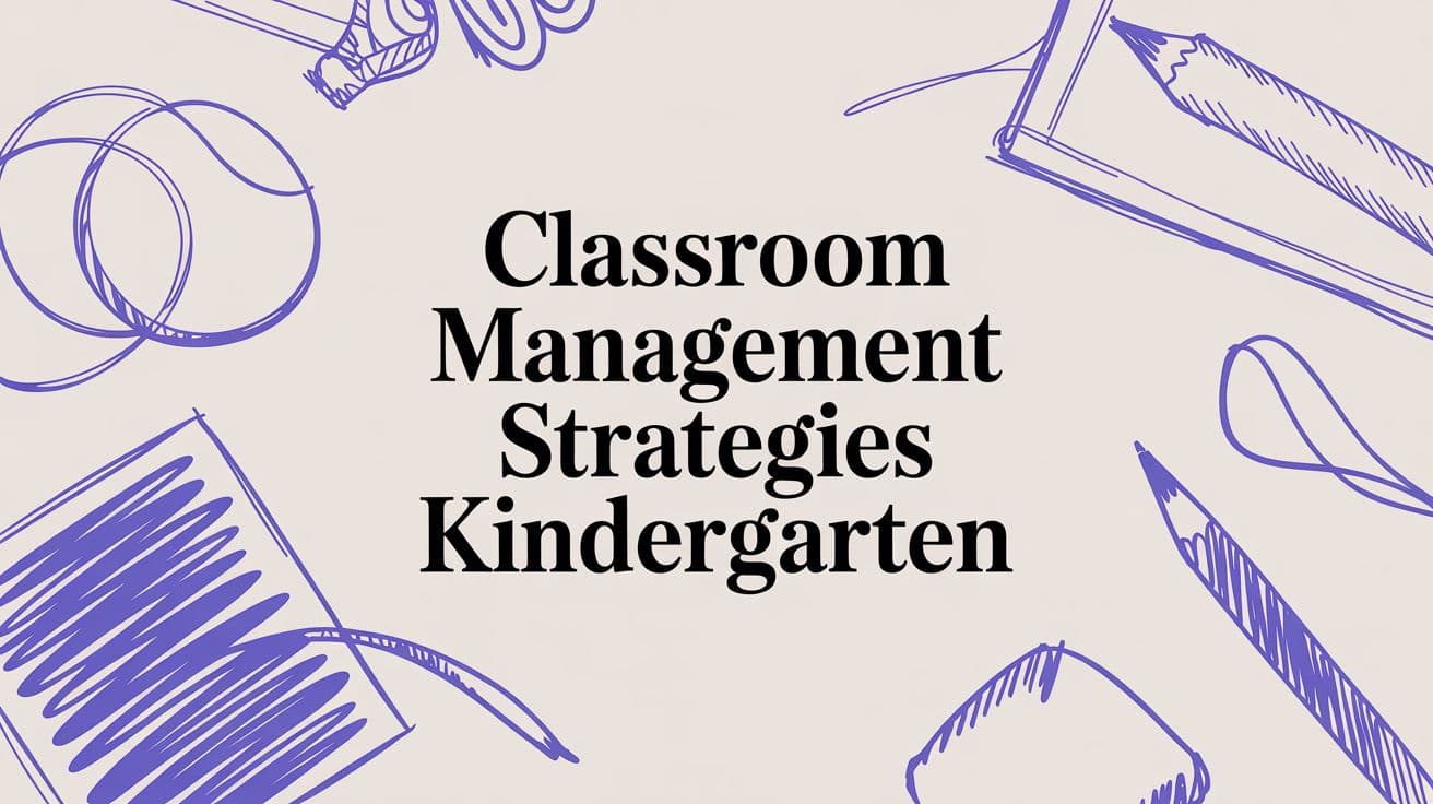 Classroom Management Strategies Kindergarten