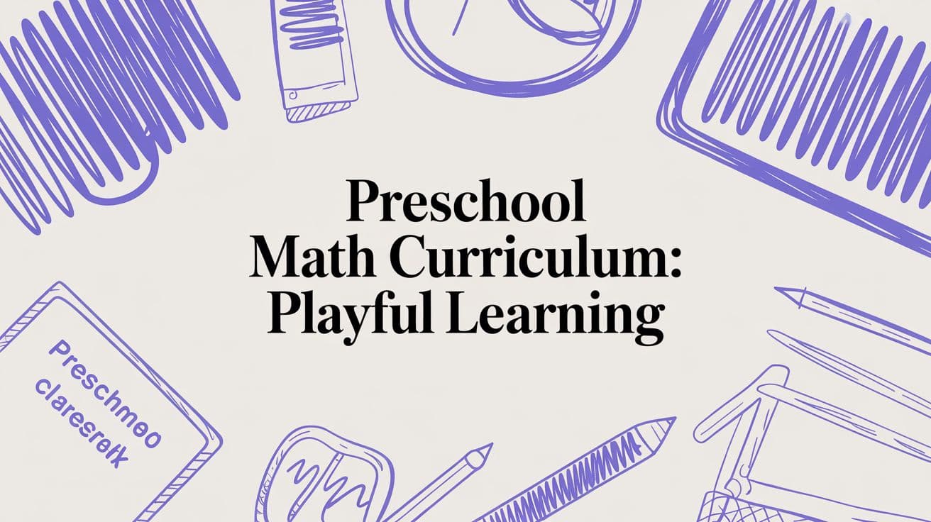 Preschool Math Curriculum: Playful Learning