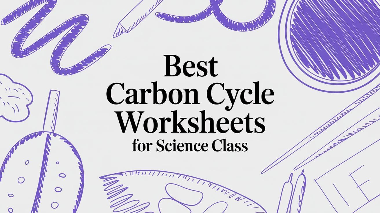 Best Carbon Cycle Worksheets for Science Class