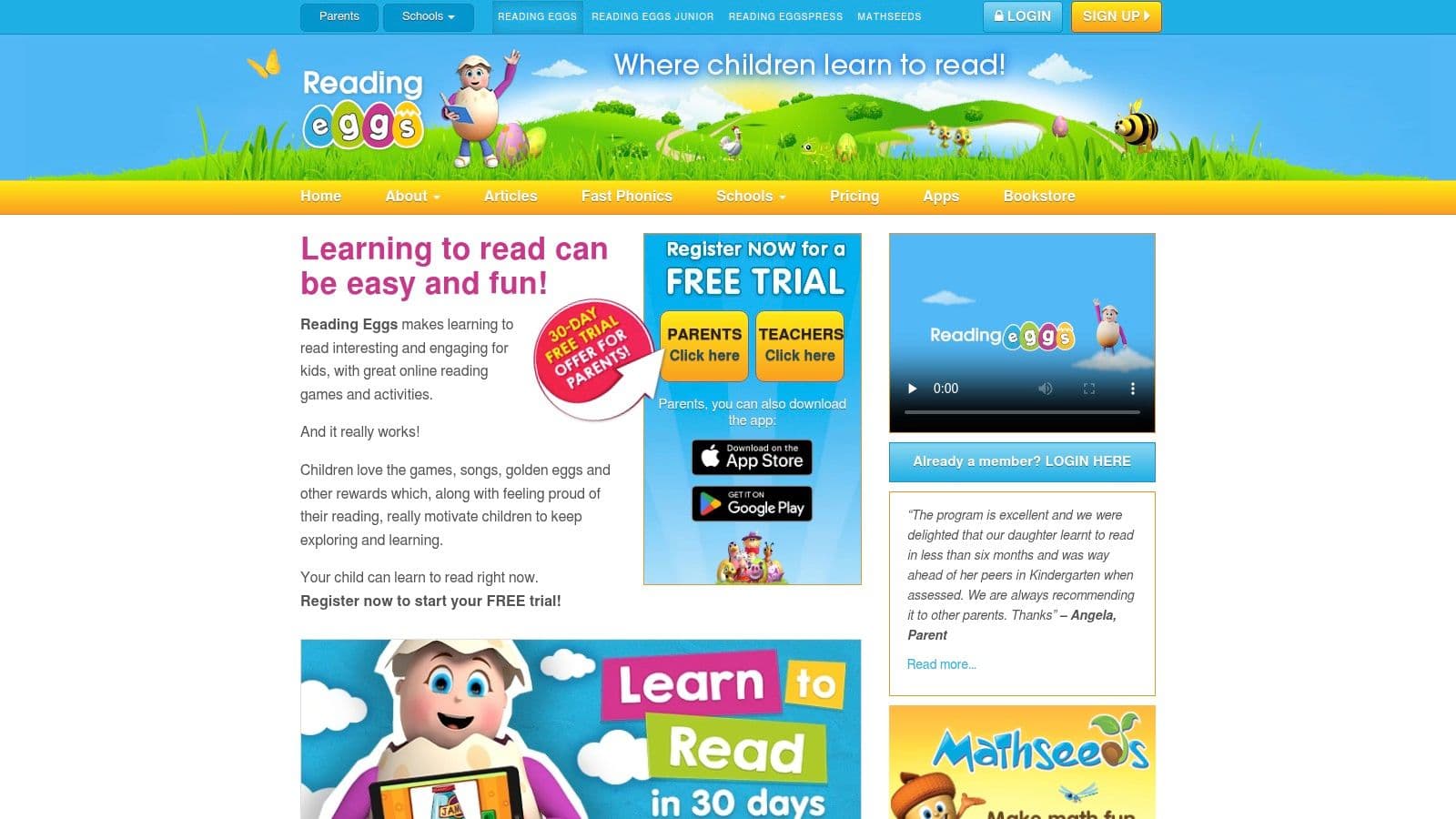 Reading Eggs (includes Fast Phonics)