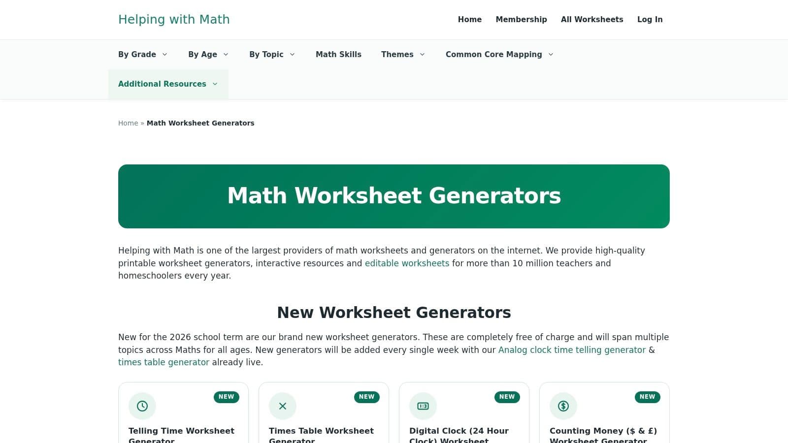 Helping with Math