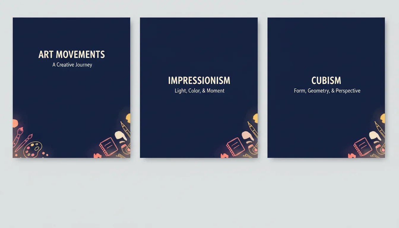 Art Movements Unleashed: Visual Journey