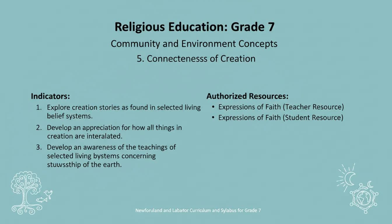 Creation Stories and Earth Stewardship