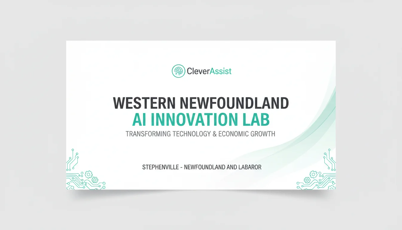 Western Newfoundland AI Innovation Lab