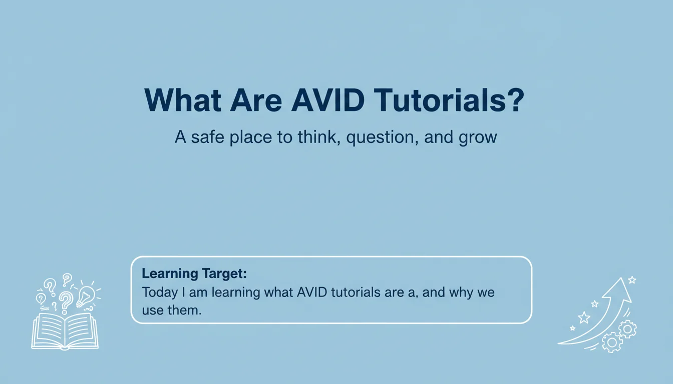 What Are AVID Tutorials?