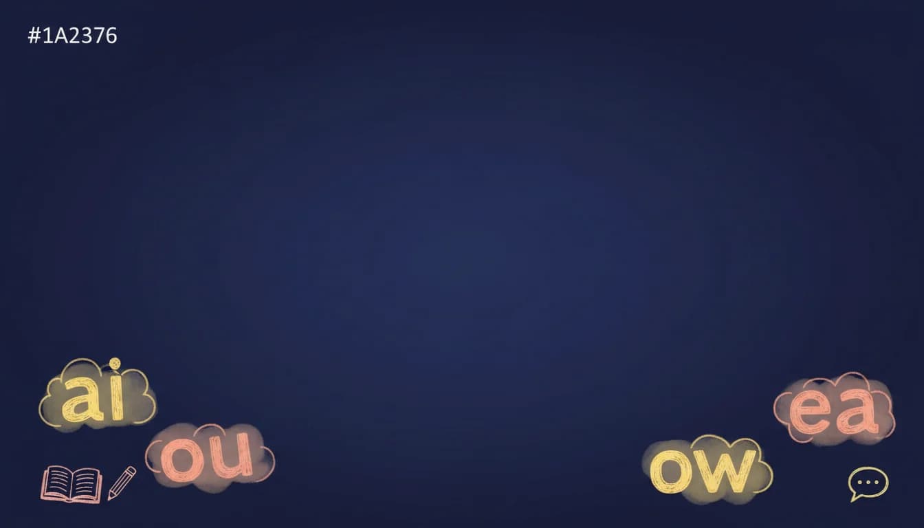 Diphthongs: Two Vowels, One Sound!