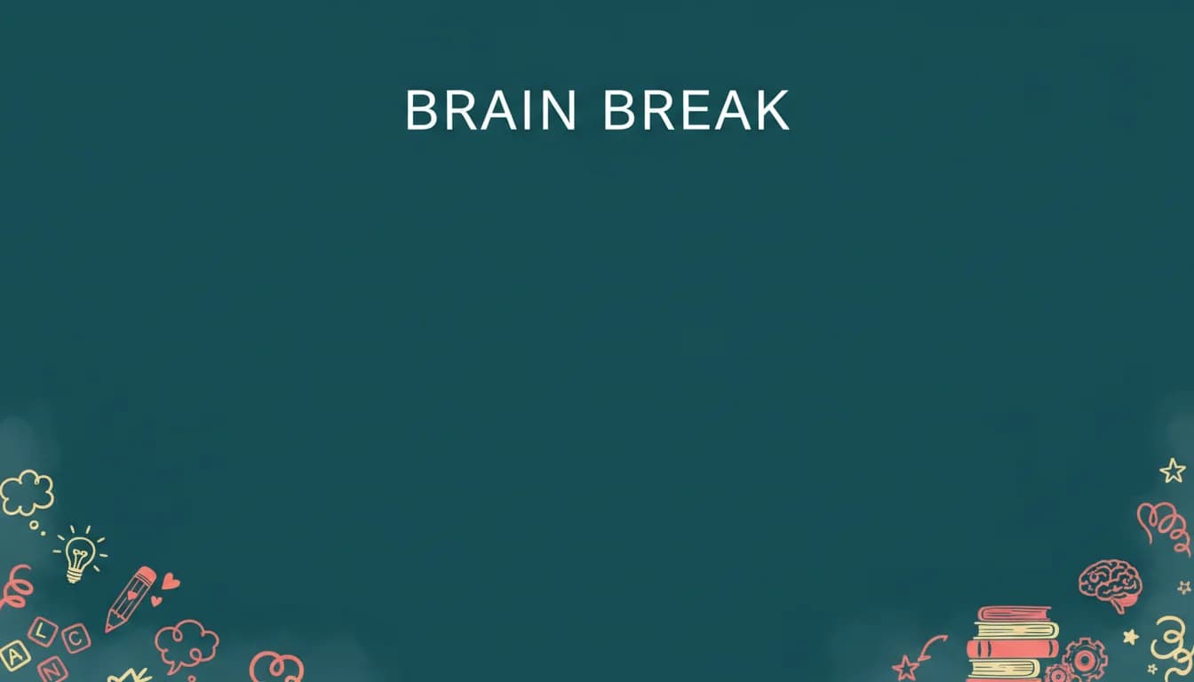 Quick Literacy Brain Break Games