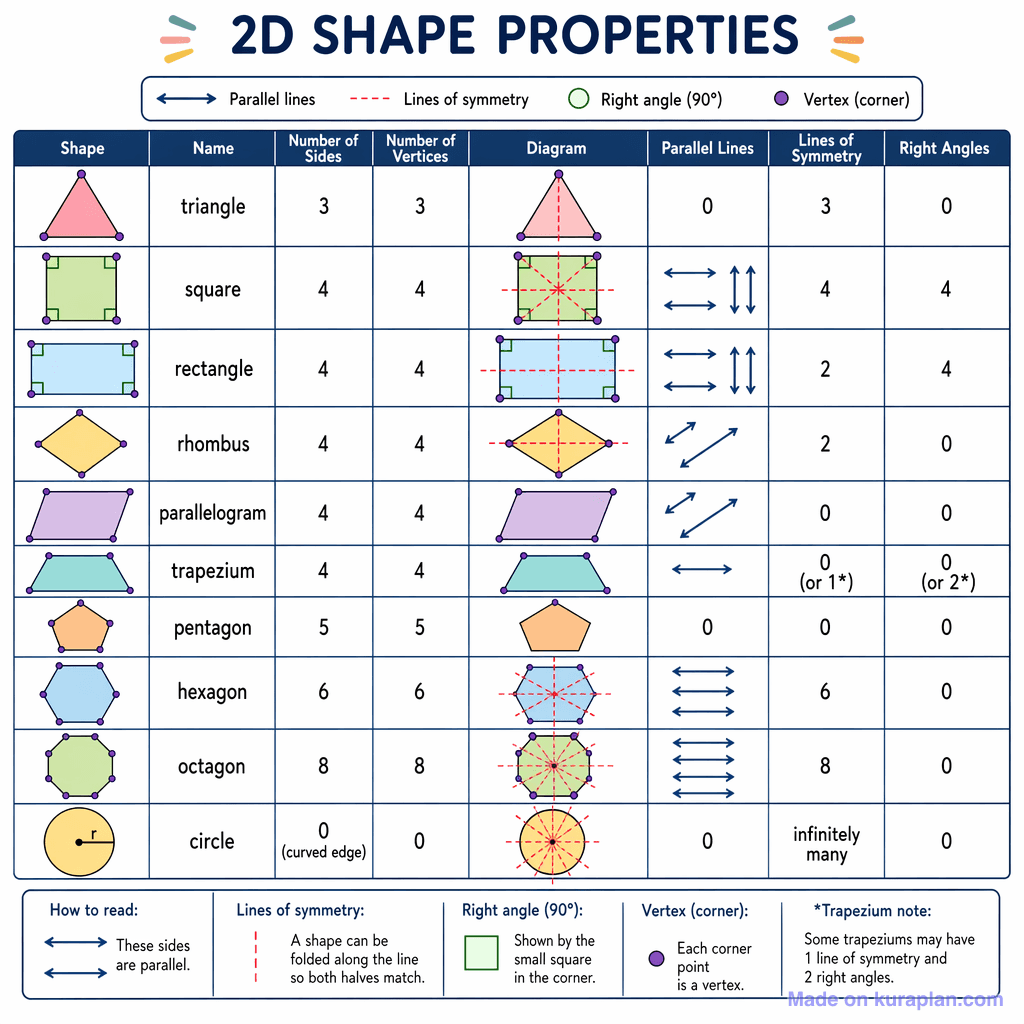 2D Shape Properties (detailed)