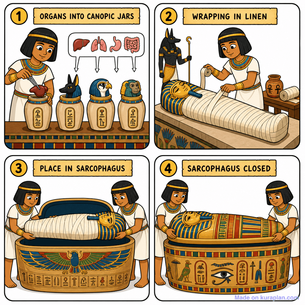 Ancient Egypt Mummification Sequence