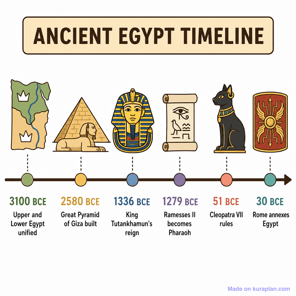 Ancient Egypt Timeline (simple)