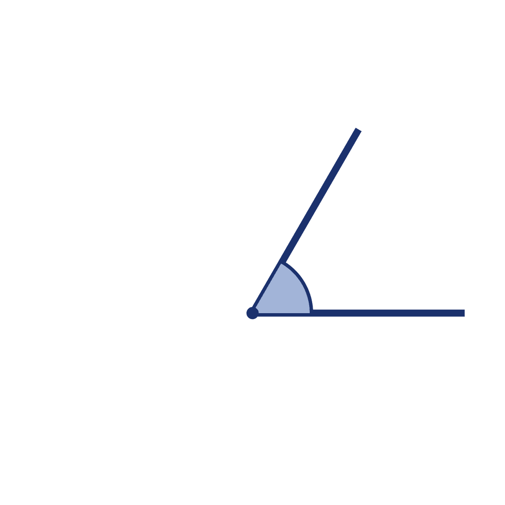 Angle — 60° (Acute Angle)