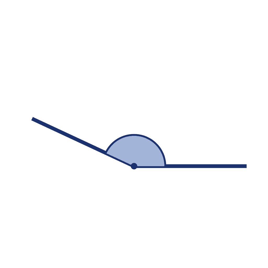 Angle — 155° (Obtuse Angle)
