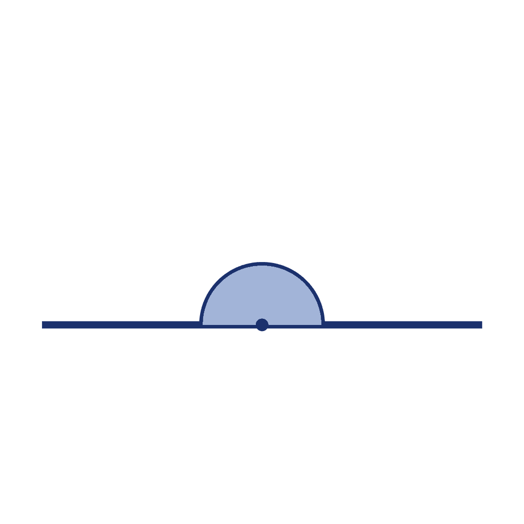 Angle — 180° (Straight Angle)