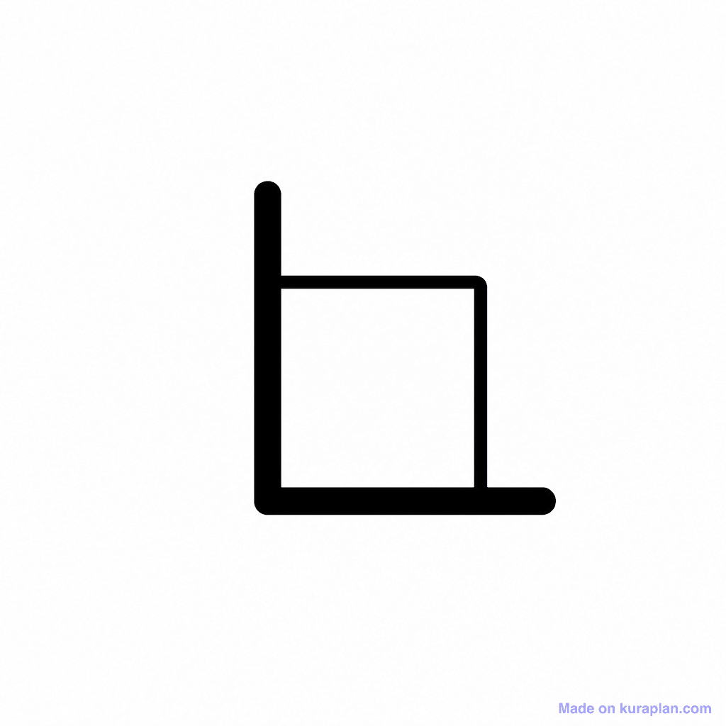 Angle Right Marker Square