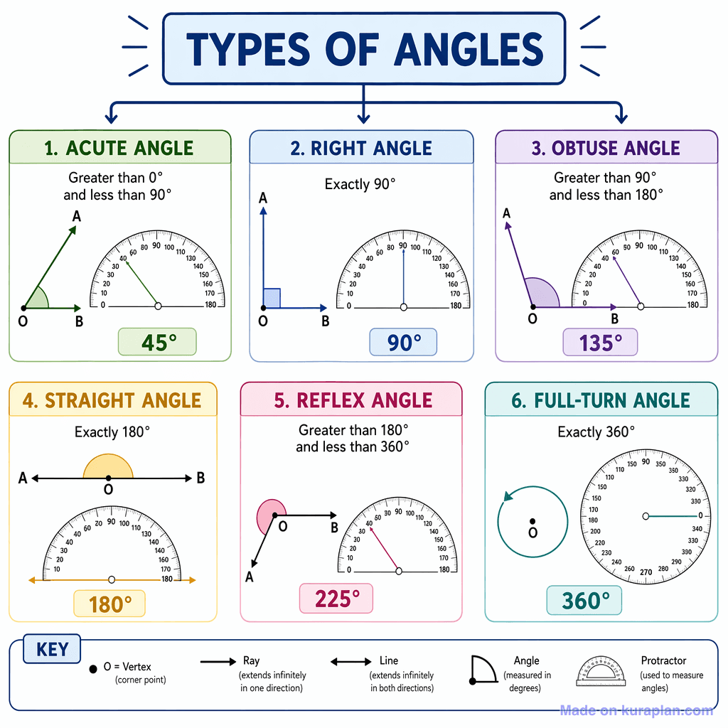 Types of Angles (detailed)