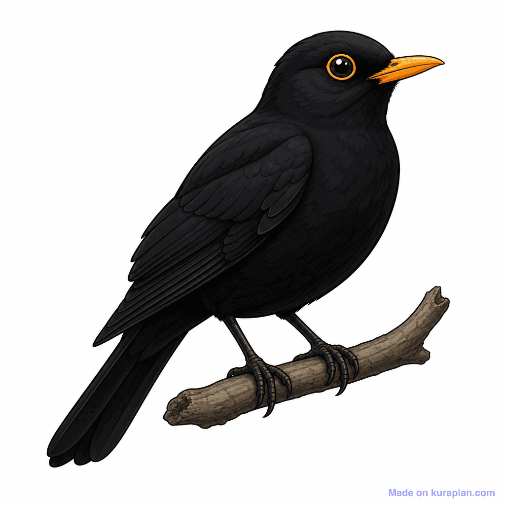 Animal Bird Blackbird