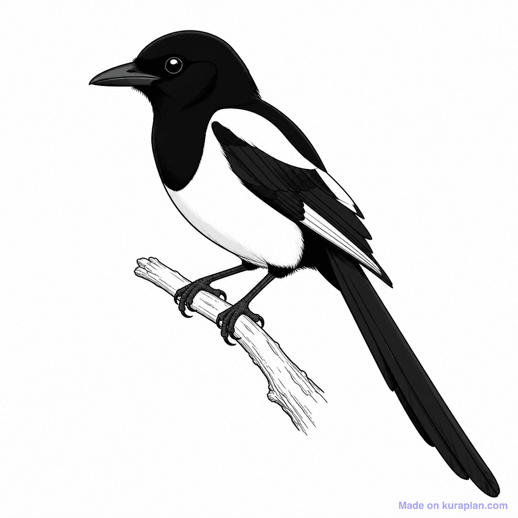 Animal Bird Magpie