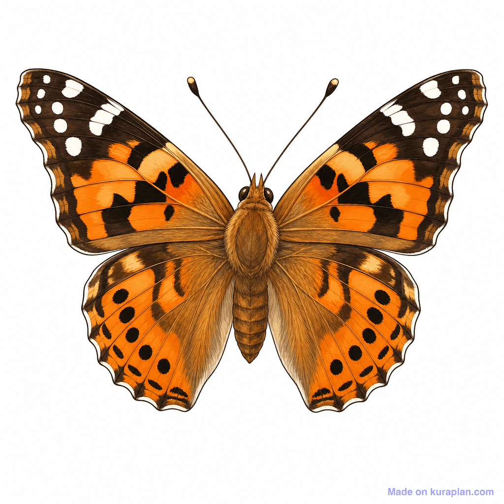 Animal Butterfly Painted Lady