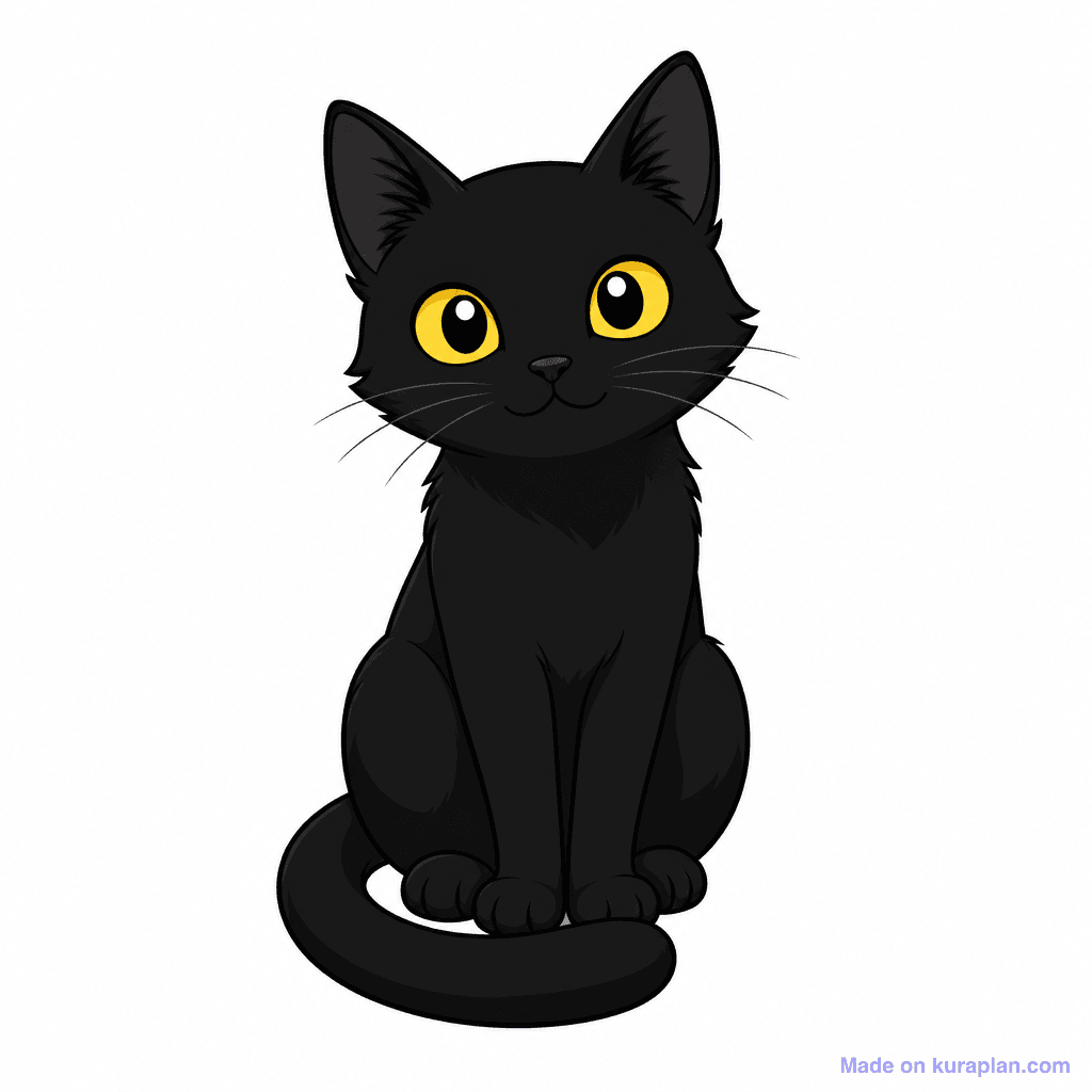 Animal Cat Black