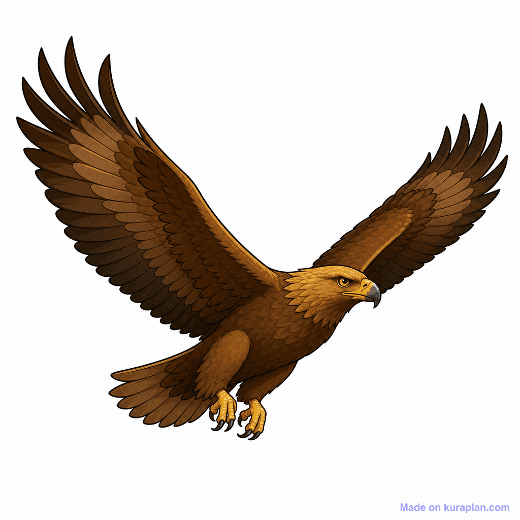 Animal Eagle Golden