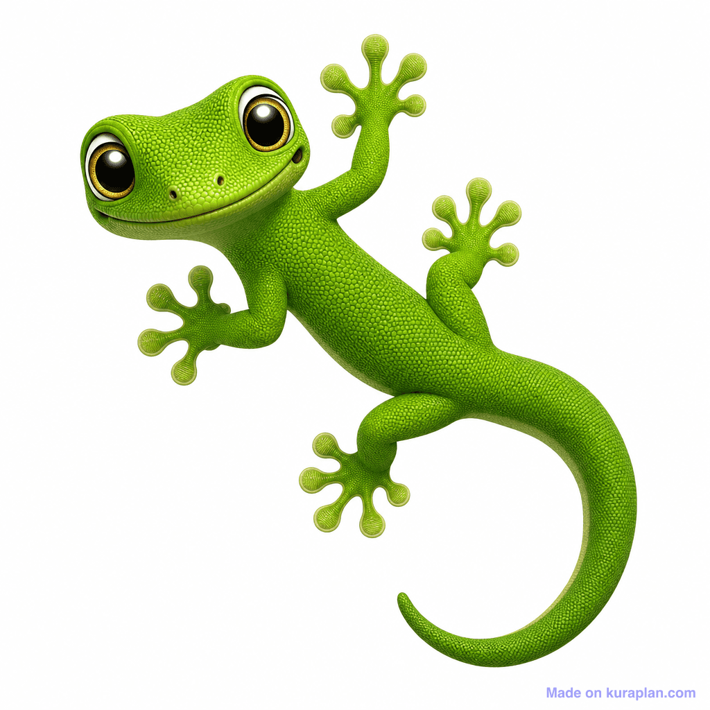 Animal Gecko Nz Green