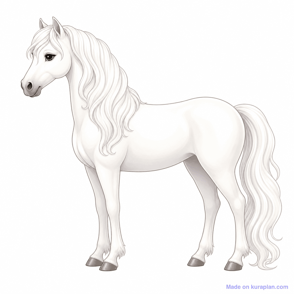 Animal Horse White