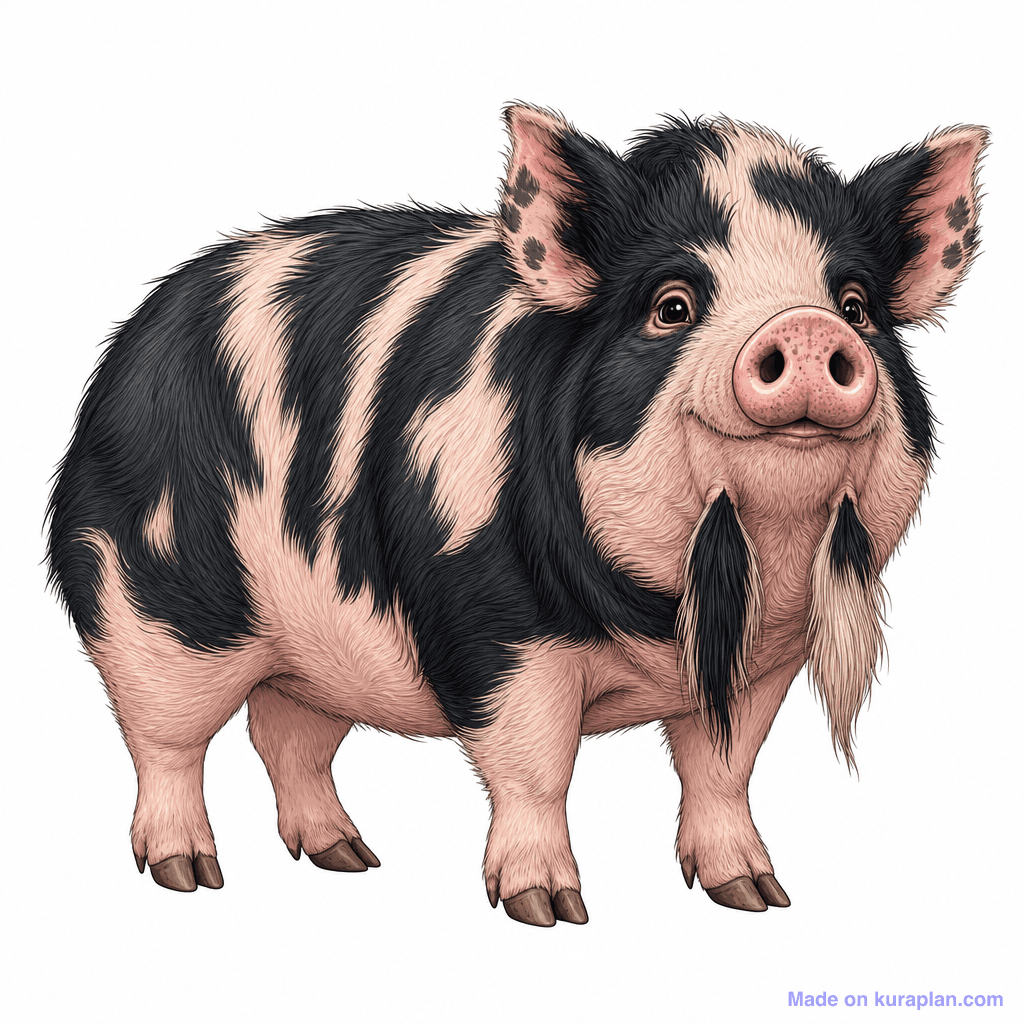 Animal Pig Kunekune