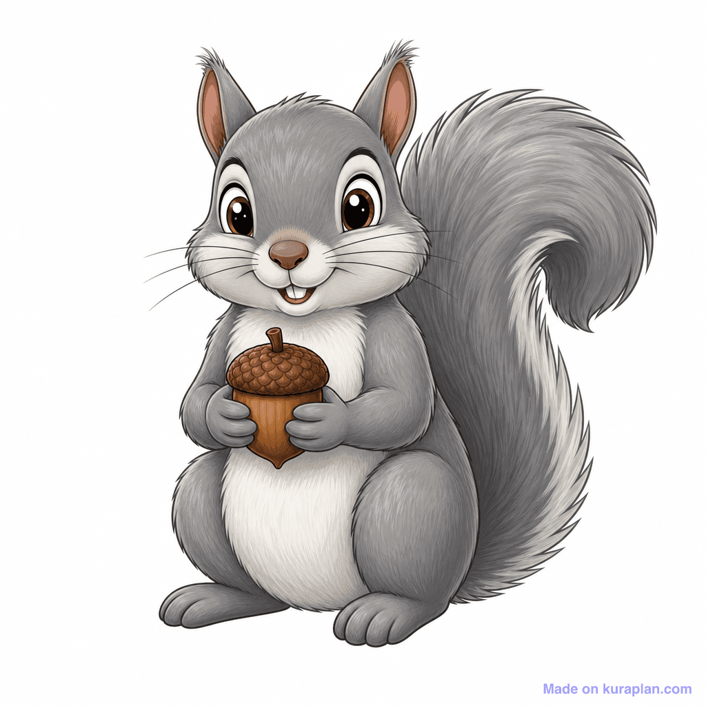 Animal Squirrel Grey