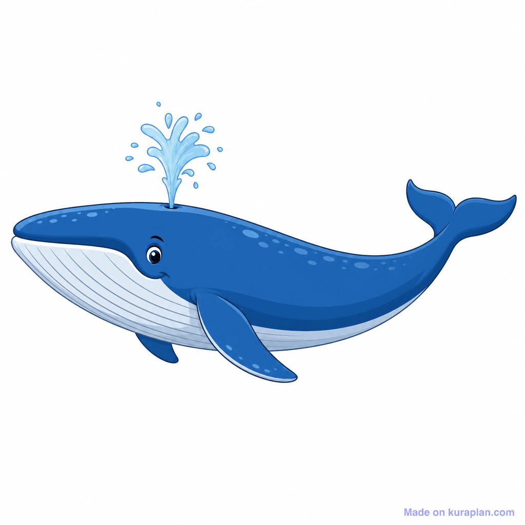 Animal Whale Blue