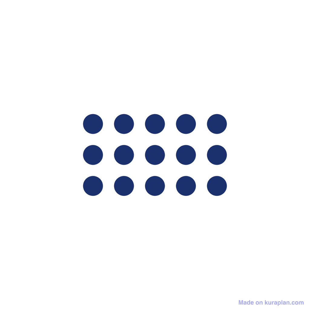 Array — 3 × 5 = 15
