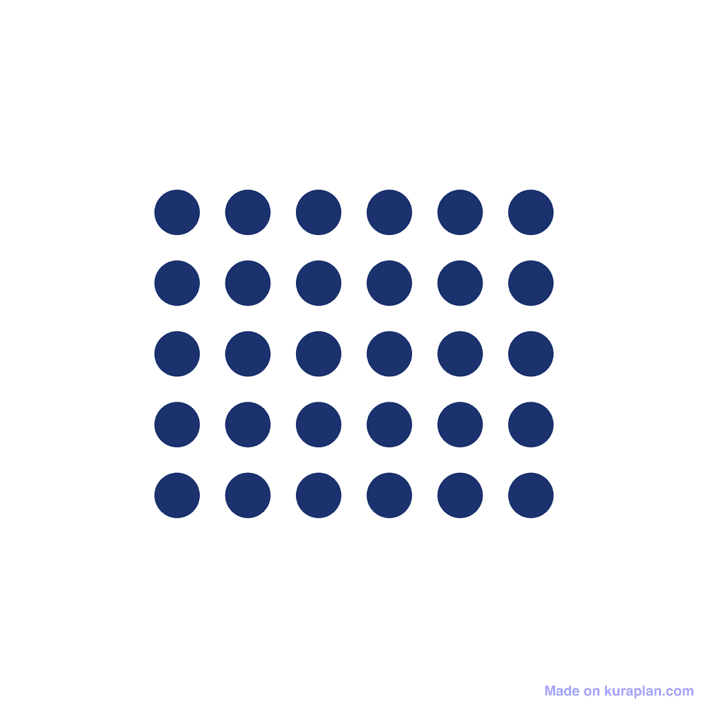 Array — 5 × 6 = 30