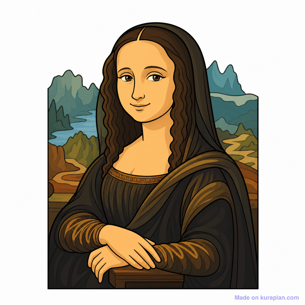Artist Da Vinci Mona Lisa Reference