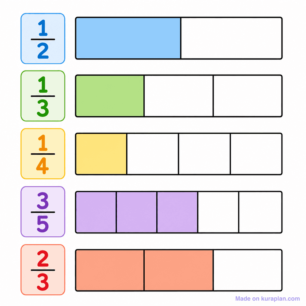 Barmodel Fraction Shaded Set