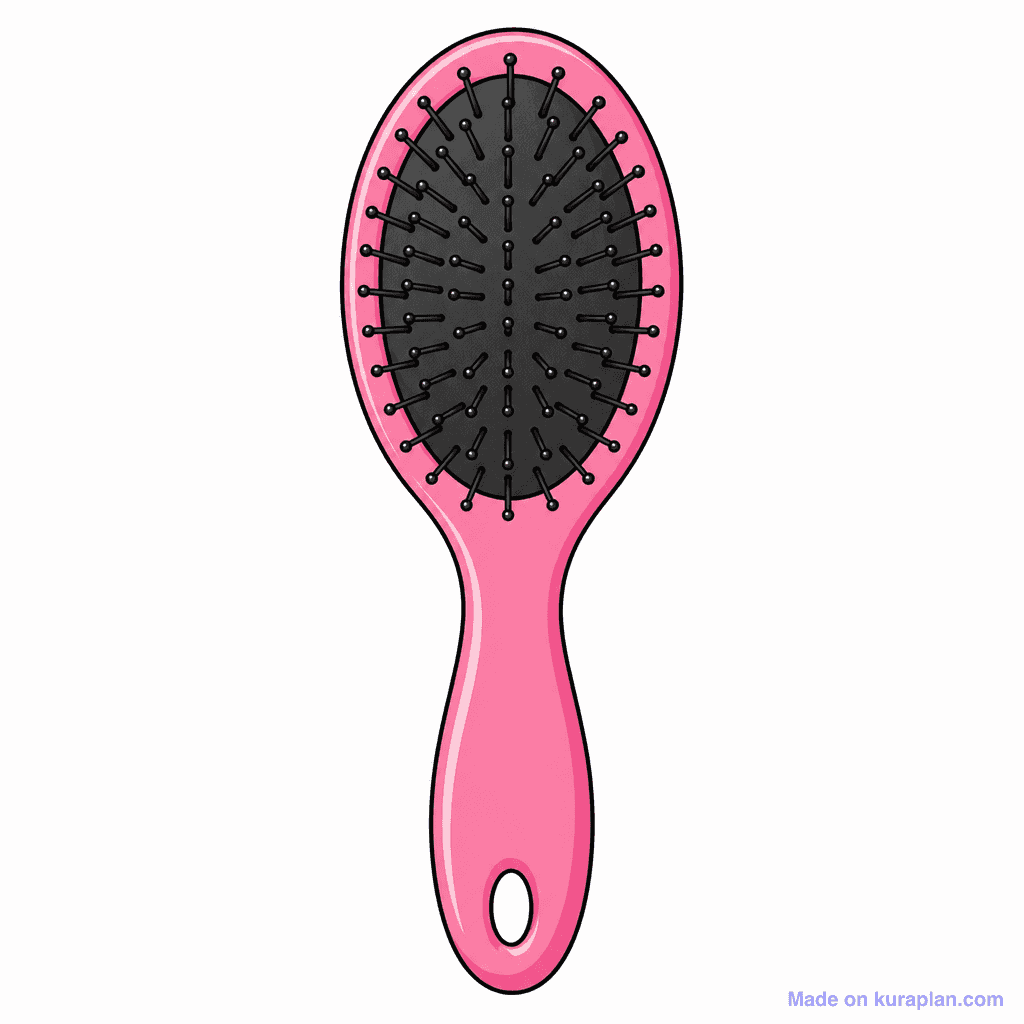 Bathroom Hairbrush