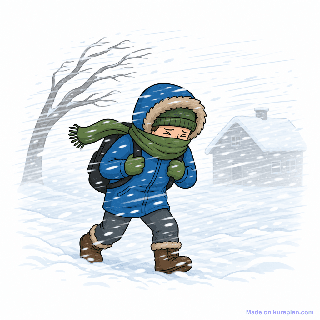 Blizzard Scene