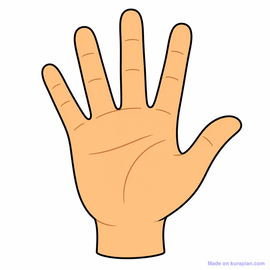 Body Hand Palm Open