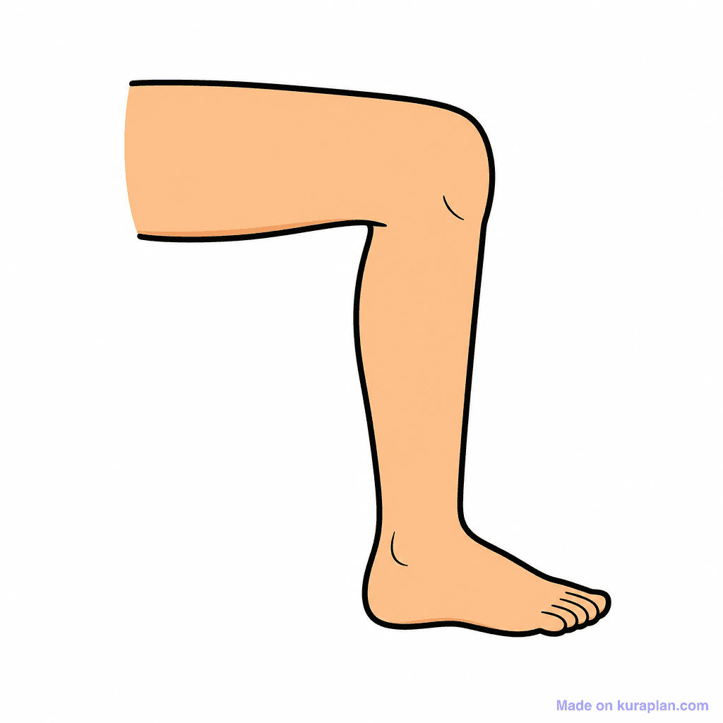 Body Parts — Legs & Feet illustration sample
